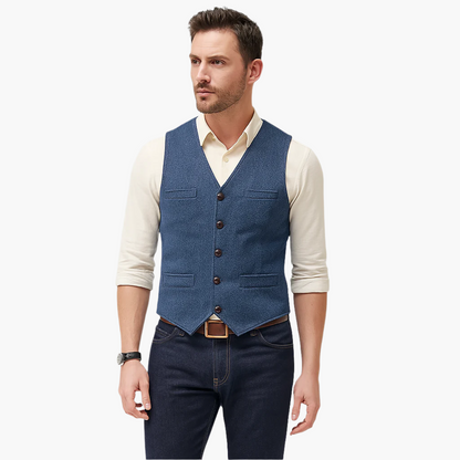 Men's Slim Fit Modern Vest – Versatile Classic Style for Business, Events, and Casual Wear