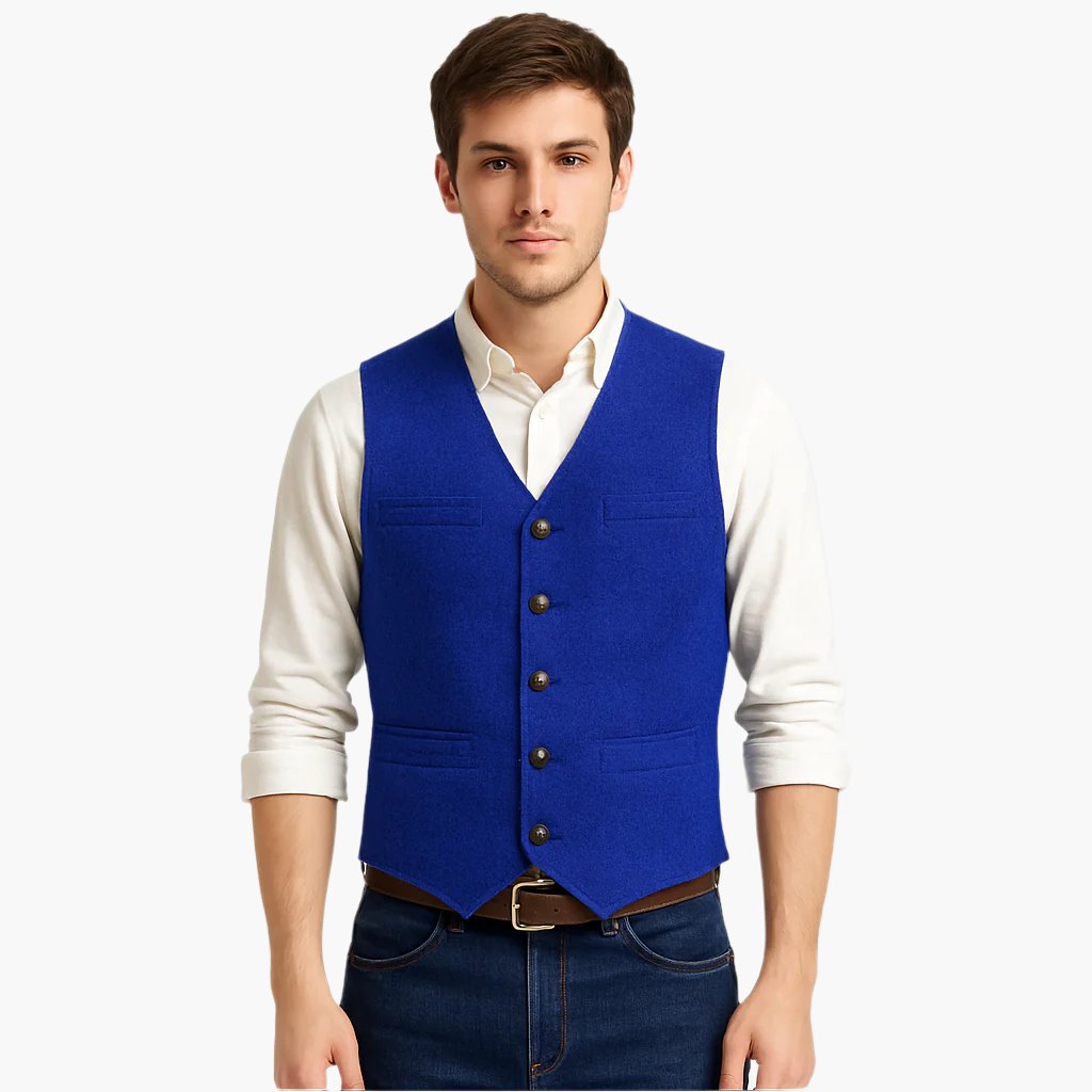 Men's Slim Fit Modern Vest – Versatile Classic Style for Business, Events, and Casual Wear