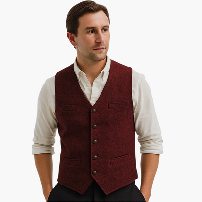 Men's Slim Fit Modern Vest – Versatile Classic Style for Business, Events, and Casual Wear