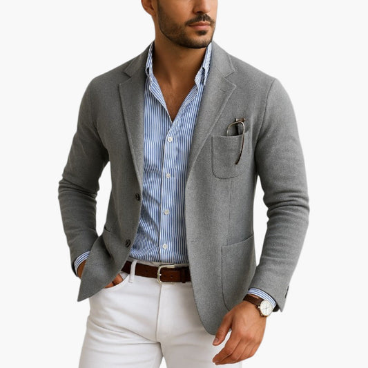 Men's Classic Old Money Style Blazer for Business and Casual Elegance