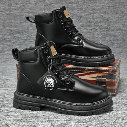 Men's Outdoor Combat Boots – Rugged Lace-Up Work and Adventure Style
