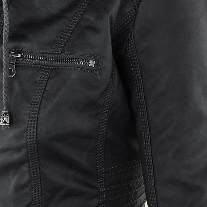 Women's Fashion Hooded Zip-Up Jacket for Everyday Style and Versatility