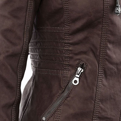 Women's Fashion Hooded Zip-Up Jacket for Everyday Style and Versatility