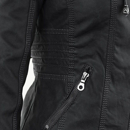 Women's Fashion Hooded Zip-Up Jacket for Everyday Style and Versatility