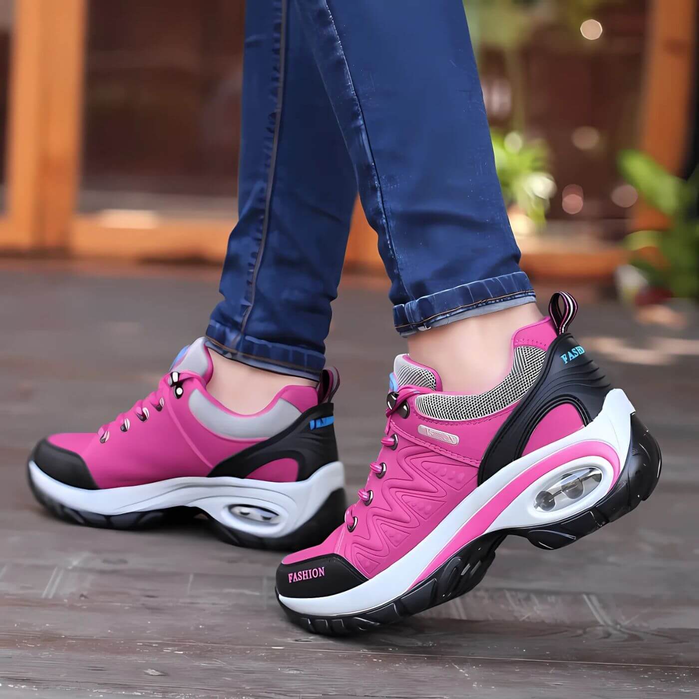 Women's Comfort Walking Sneakers Fashion Style Ergonomic Support