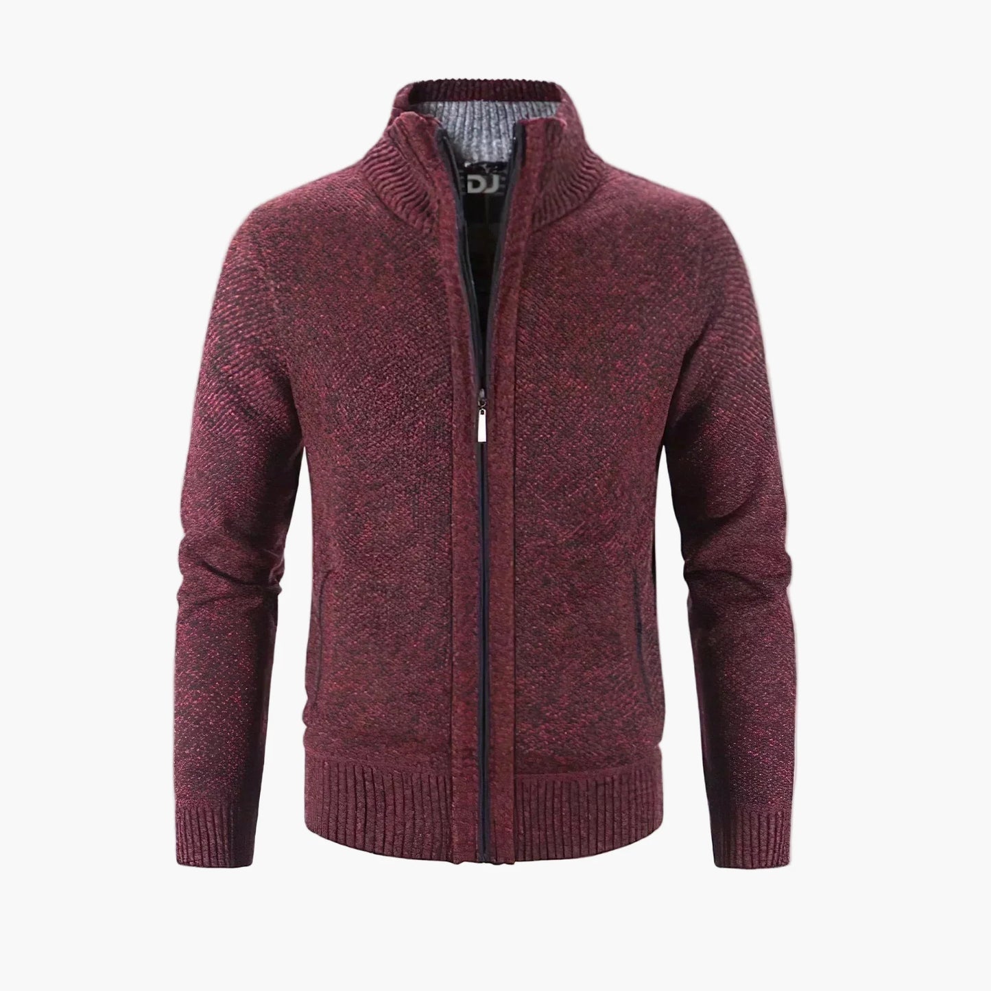 Men's Zip-Up Cardigan Sweater Classic Style for Everyday and Office