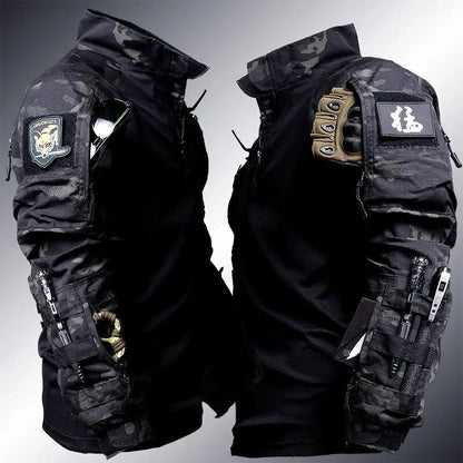 Men's Tactical Combat Uniform Set – Military Style Top and Pants for Outdoor, Duty, and Adventure