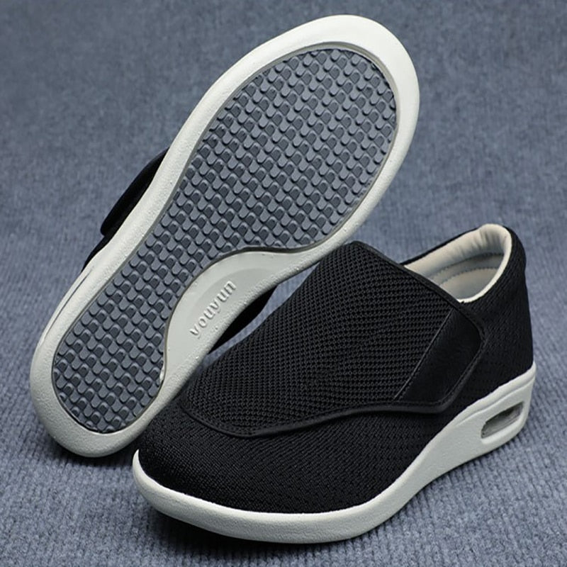 Men's Orthopedic Diabetic Comfort Shoes with Easy Hook-and-Loop Closure – Wide Fit for Swollen or Sensitive Feet