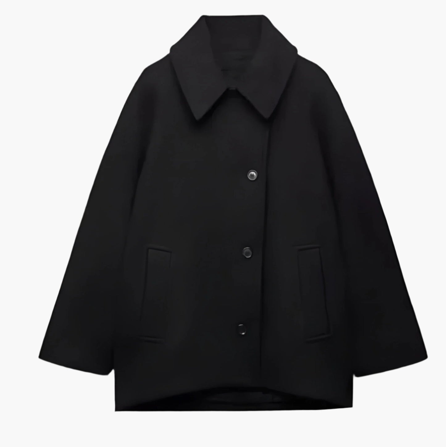 Women's Oversized Boxy Fit Coat – Modern Urban Style for Autumn and Winter