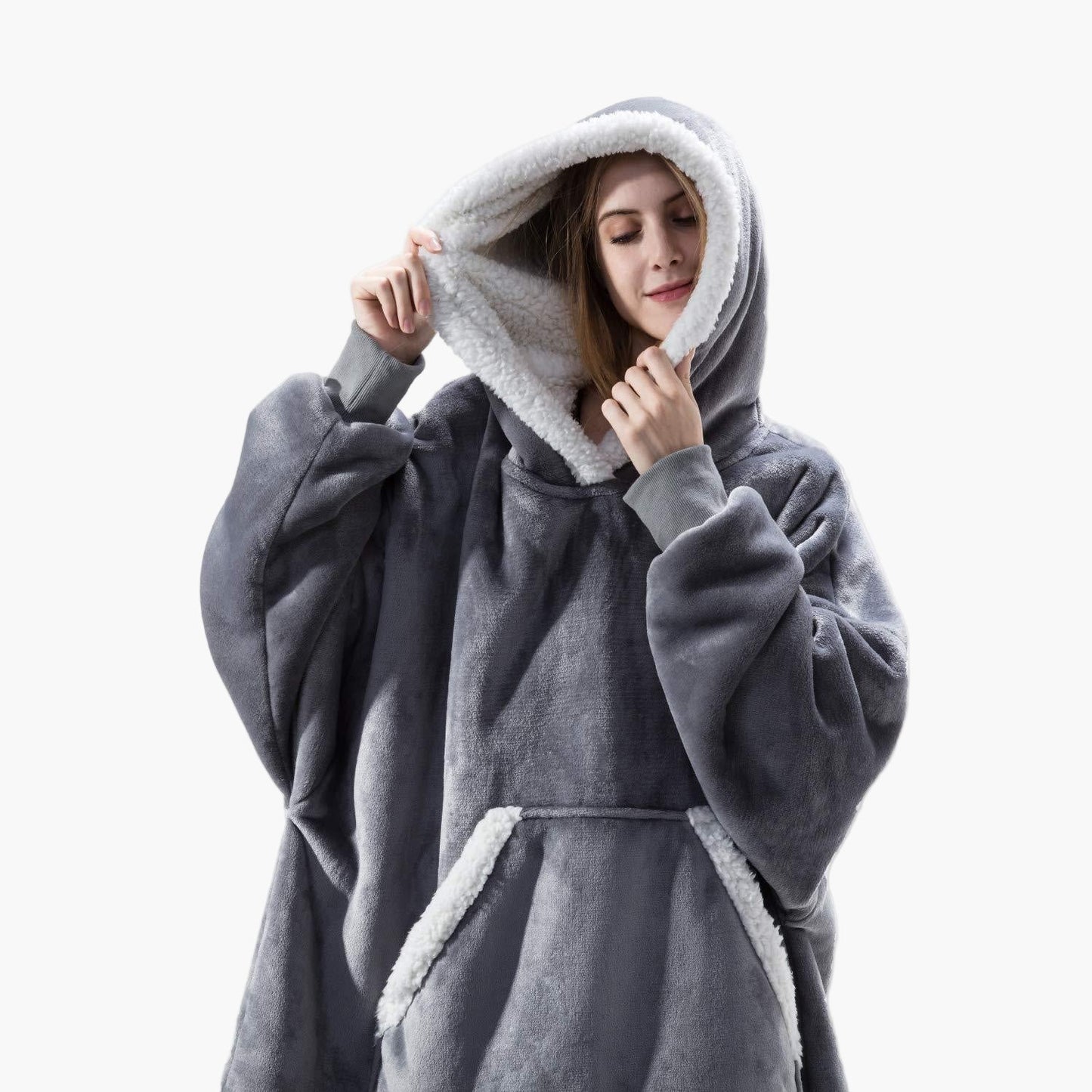 Women's Cozy Oversized Hoodie Blanket with Hood – Lounge & Relaxation Wear