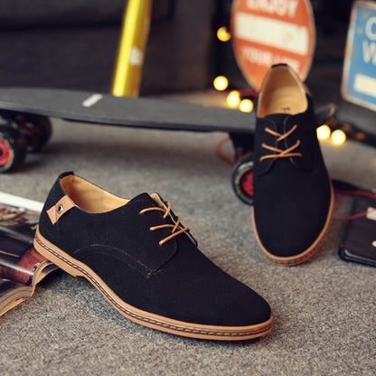 Men's Classic Oxford Lace-Up Dress Shoes for Business and Casual Style