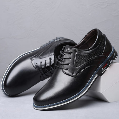 Men's Orthopedic Business Dress Shoes – Classic Lace-Up Office and Formal Style