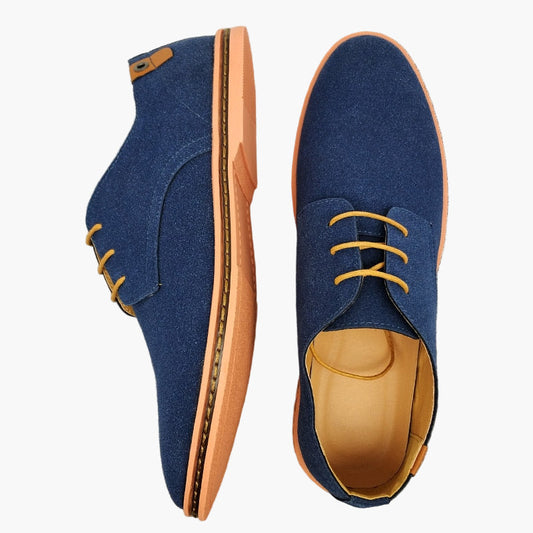Men's Classic Oxford Lace-Up Dress Shoes for Business and Casual Style