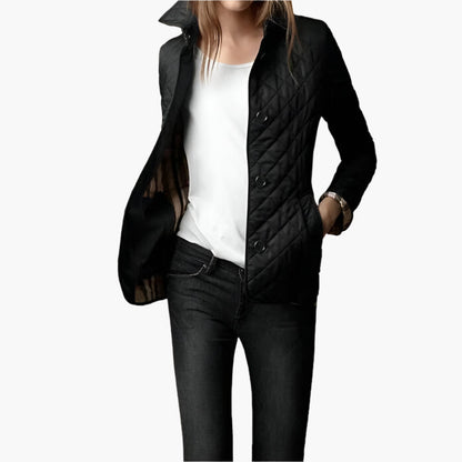 Women's Classic Quilted Jacket – Elegant Transitional Outerwear for Everyday Style