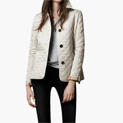 Women's Classic Quilted Jacket – Elegant Transitional Outerwear for Everyday Style