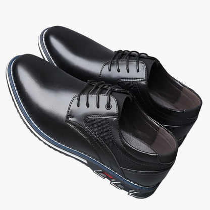 Men's Orthopedic Business Dress Shoes – Classic Lace-Up Office and Formal Style