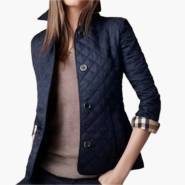 Women's Classic Quilted Jacket – Elegant Transitional Outerwear for Everyday Style