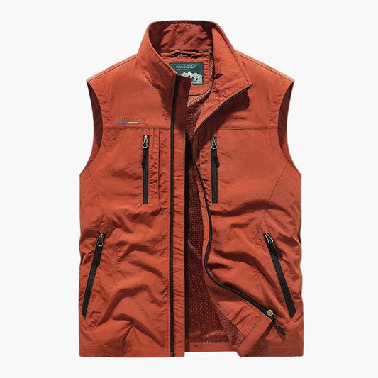 Men's Outdoor Utility Vest Sleeveless Travel and Adventure Style