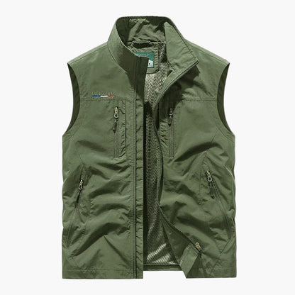 Men's Outdoor Utility Vest Sleeveless Travel and Adventure Style