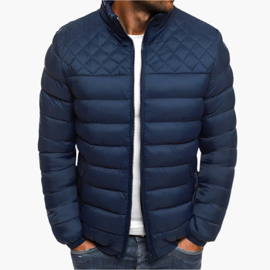 Men's Quilted Puffer Jacket – Modern Outdoor Style, Everyday Comfort