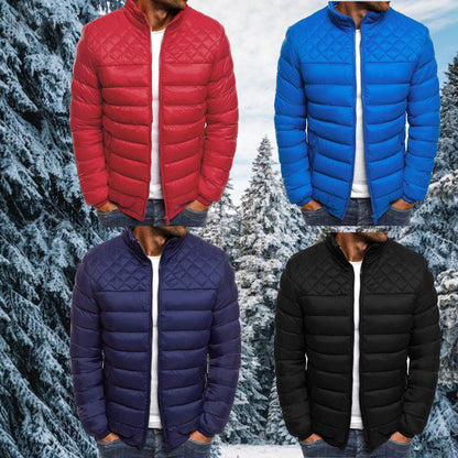 Men's Quilted Puffer Jacket – Modern Outdoor Style, Everyday Comfort