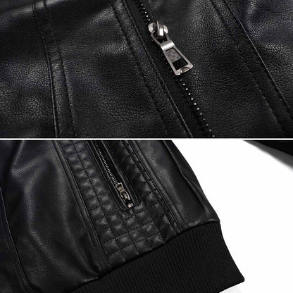 Men's Urban Biker Jacket with Hood – Modern Street Style for Everyday Wear