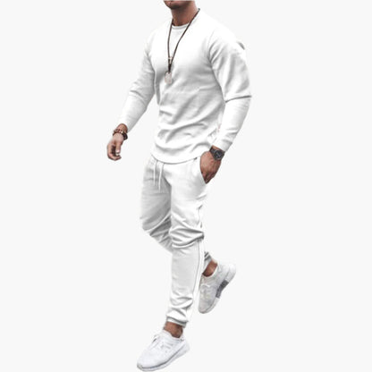 Men's Athletic Tracksuit Set – Modern Slim Fit Jogger Sweatshirt for Sports & Casual