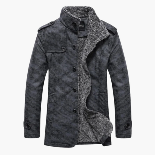 Men's Winter Parka Jacket with Faux Fur Lining – Urban Style, Warmth for Cold Weather