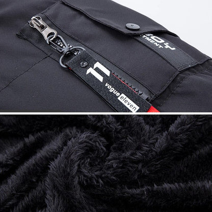 Men's Winter Puffer Parka with Hood and Faux Fur – Stylish Quilted Long Jacket for Cold Weather