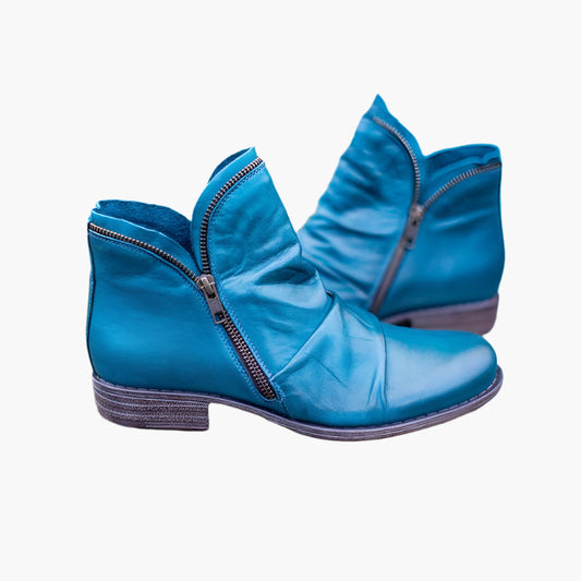 Women's Modern Ankle Boots with Comfort+ Support and Easy Zip Closure
