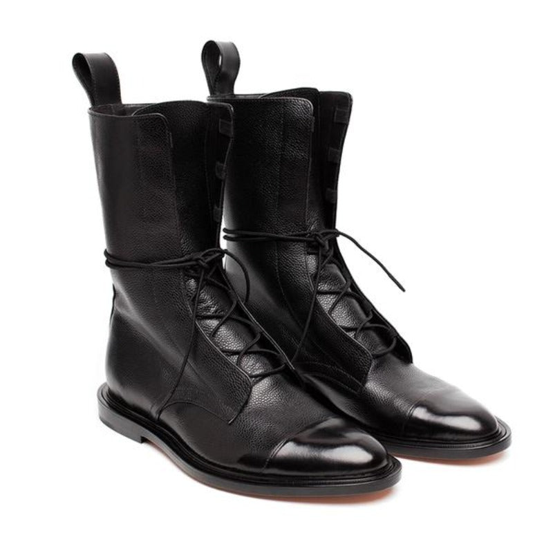 Women's Classic Lace-Up City Boots – Timeless Everyday & Office Style