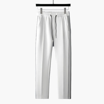 Men's Athletic Tracksuit Set – Modern Sporty Style with Zip Jacket and Training Pants