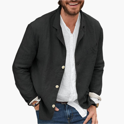 Men's Casual Blazer Classic Relaxed Fit Versatile Everyday Style