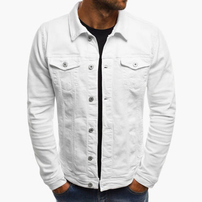 Men's Classic Denim Style Workwear Jacket – Casual Everyday Layer