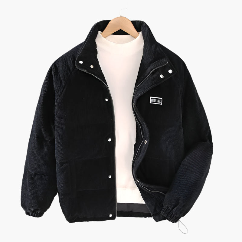 Men's Padded Quilted Winter Jacket – Classic Steppjacke for Everyday and Outdoor Use