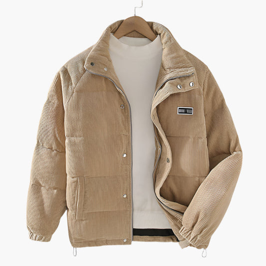 Men's Padded Quilted Winter Jacket – Classic Steppjacke for Everyday and Outdoor Use