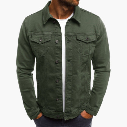 Men's Classic Denim Style Workwear Jacket – Casual Everyday Layer