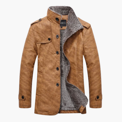 Men's Winter Parka Jacket with Faux Fur Lining – Urban Style, Warmth for Cold Weather