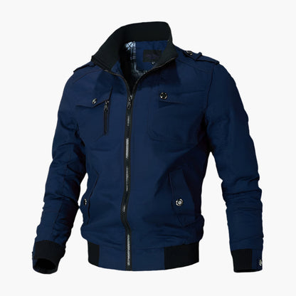 Men's Classic Bomber Jacket – Modern Vintage Style for Everyday and Outdoor Wear