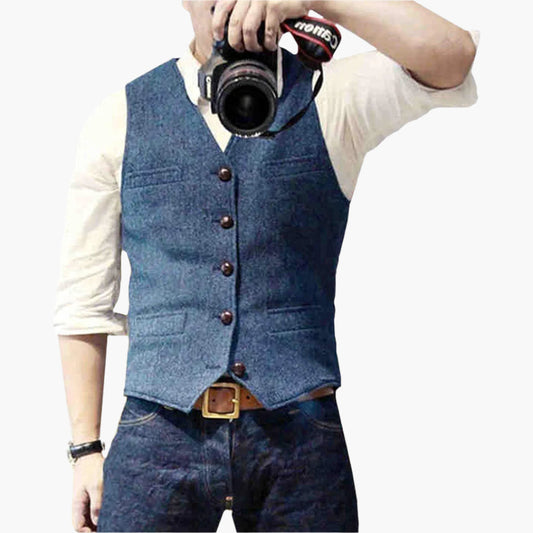 Men's Slim Fit Modern Vest – Versatile Classic Style for Business, Events, and Casual Wear