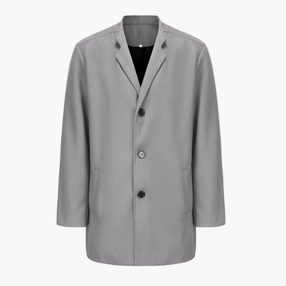Men's Modern Spring Coat – Elegant Business & Casual Overcoat