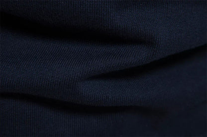 Men's Quarter-Zip Striped Sweater – Modern Slim Fit Pullover for Office, Casual, and Special Occasions