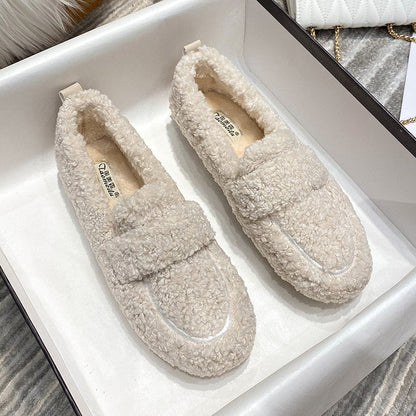 Women's Cozy Slip-On Indoor Slippers - Plush Comfort, Modern Style, Non-Slip Home Shoes