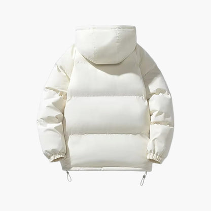 Men's Hooded Puffer Winter Jacket Classic Quilted Warm Outdoor Style