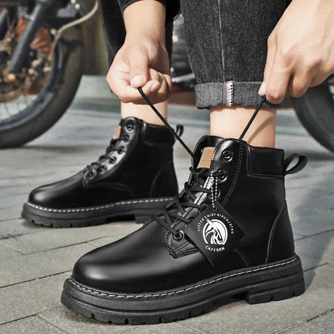Men's Outdoor Combat Boots – Rugged Lace-Up Work and Adventure Style