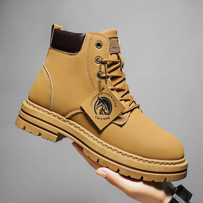 Men's Outdoor Combat Boots – Rugged Lace-Up Work and Adventure Style