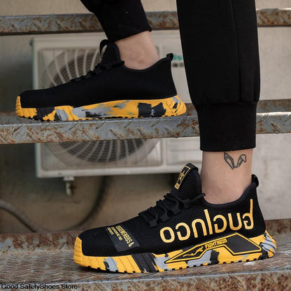 Men's Sport-Style Safety Work Shoes – Modern Protective Sneakers for Construction and Outdoor