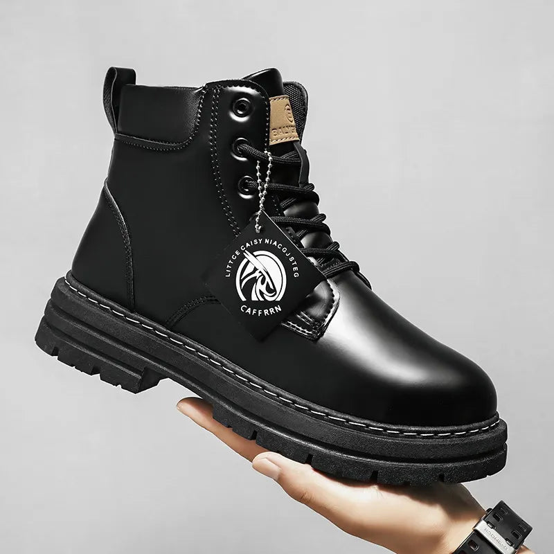 Men's Outdoor Combat Boots – Rugged Lace-Up Work and Adventure Style