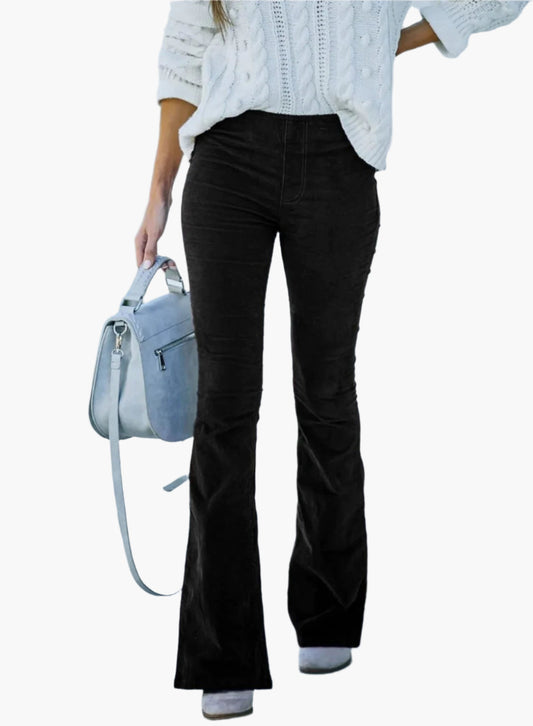 Women's Flare Pants High Waist Trendy Everyday Style