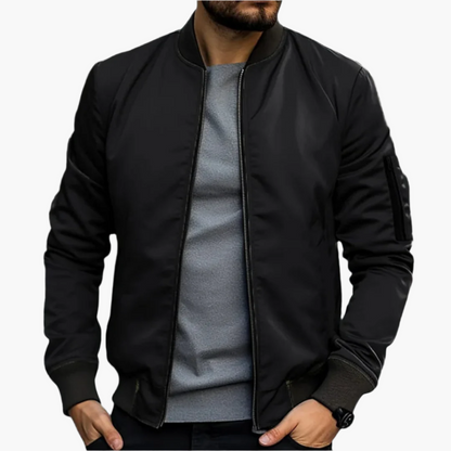 Men's Modern Bomber Jacket – Casual Urban Transitional Style